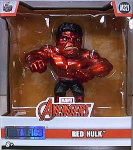 JADA TOYS METALS DIE CAST 4インチフィギュア AVENGERS RED HULK [METALLIC COLOR]